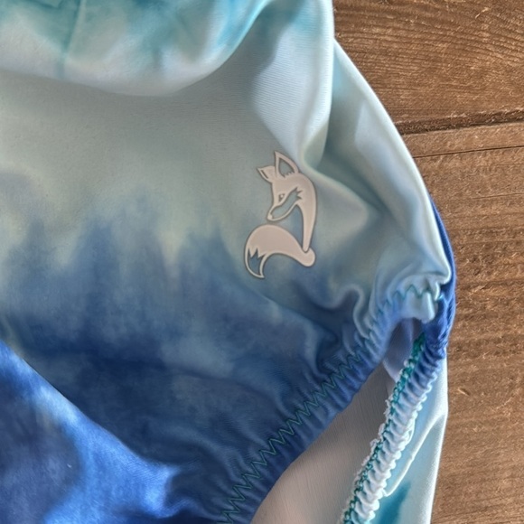 Foxy Leotard Size Child 10 Ombré Tie Dye - Picture 2 of 3